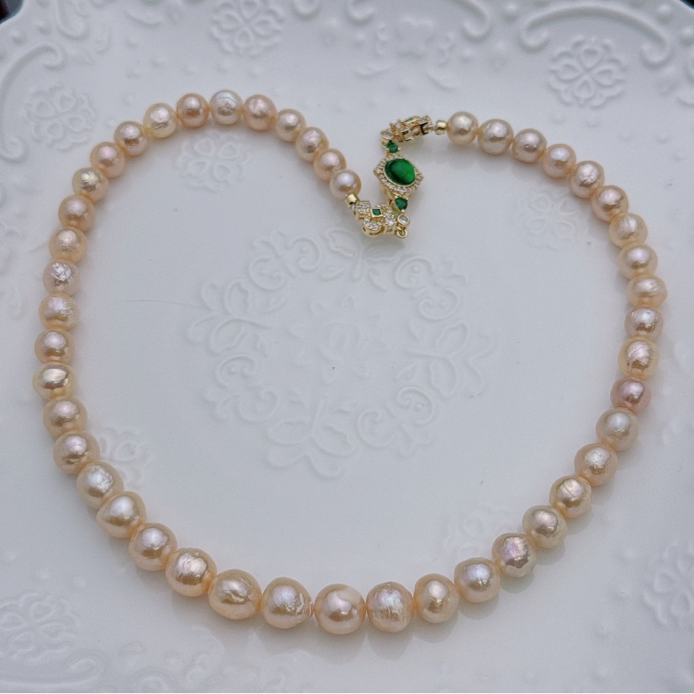 26X207 Handmade Edison Freshwater Baroque Pearl Necklace - Picture 8 of 9